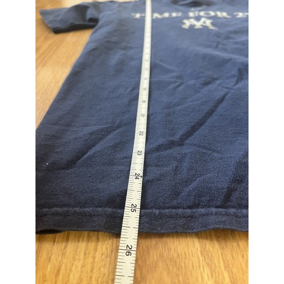 Majestic New York Yankees Time For 27 2009 World Series T Shirt Size Small - Picture 8 of 9